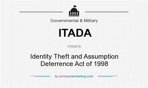 itada|Identity Theft and Assumption Deterrence Act: What is。